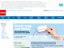 Tablet Screenshot of lekkerweg.hema.be