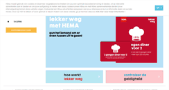 Desktop Screenshot of lekkerweg.hema.nl