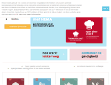 Tablet Screenshot of lekkerweg.hema.nl